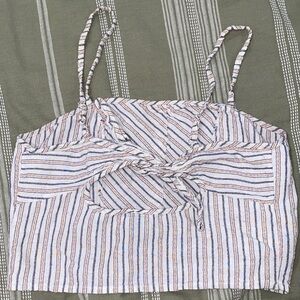 Daytrip Multicolor Striped Crop Top